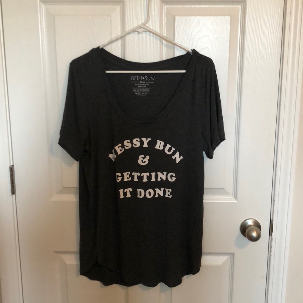 Messy Bun tee